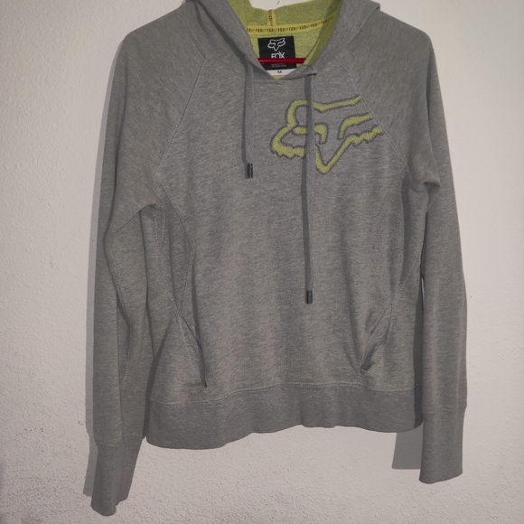 FOX hoodie grey women's medium - Picture 1 of 4